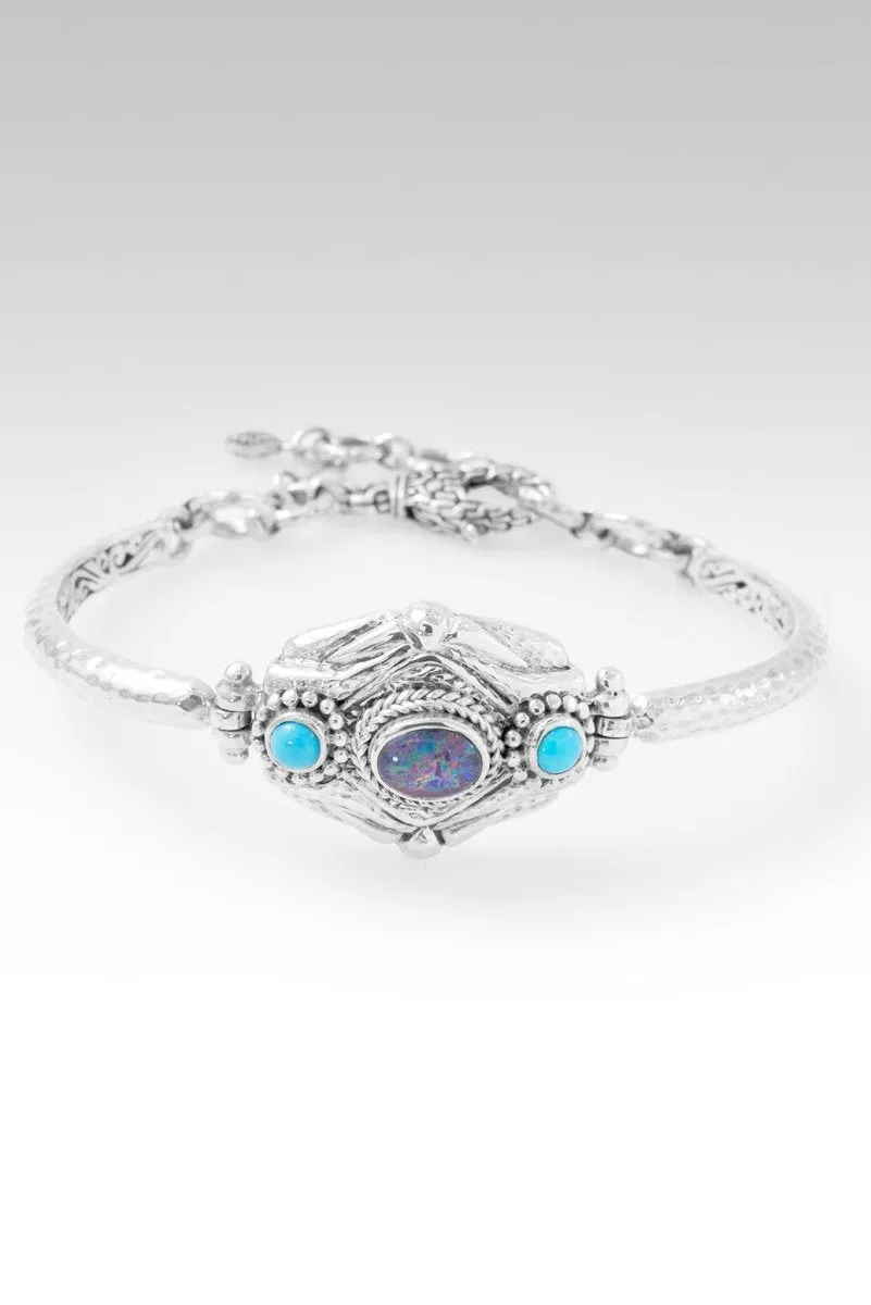 Steadfast Spirit Bracelet II? in Australian Opal & Sleeping Beauty Turquoise