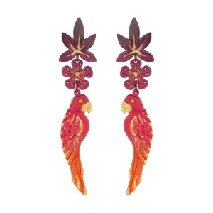 Sunset Macaw Earrings