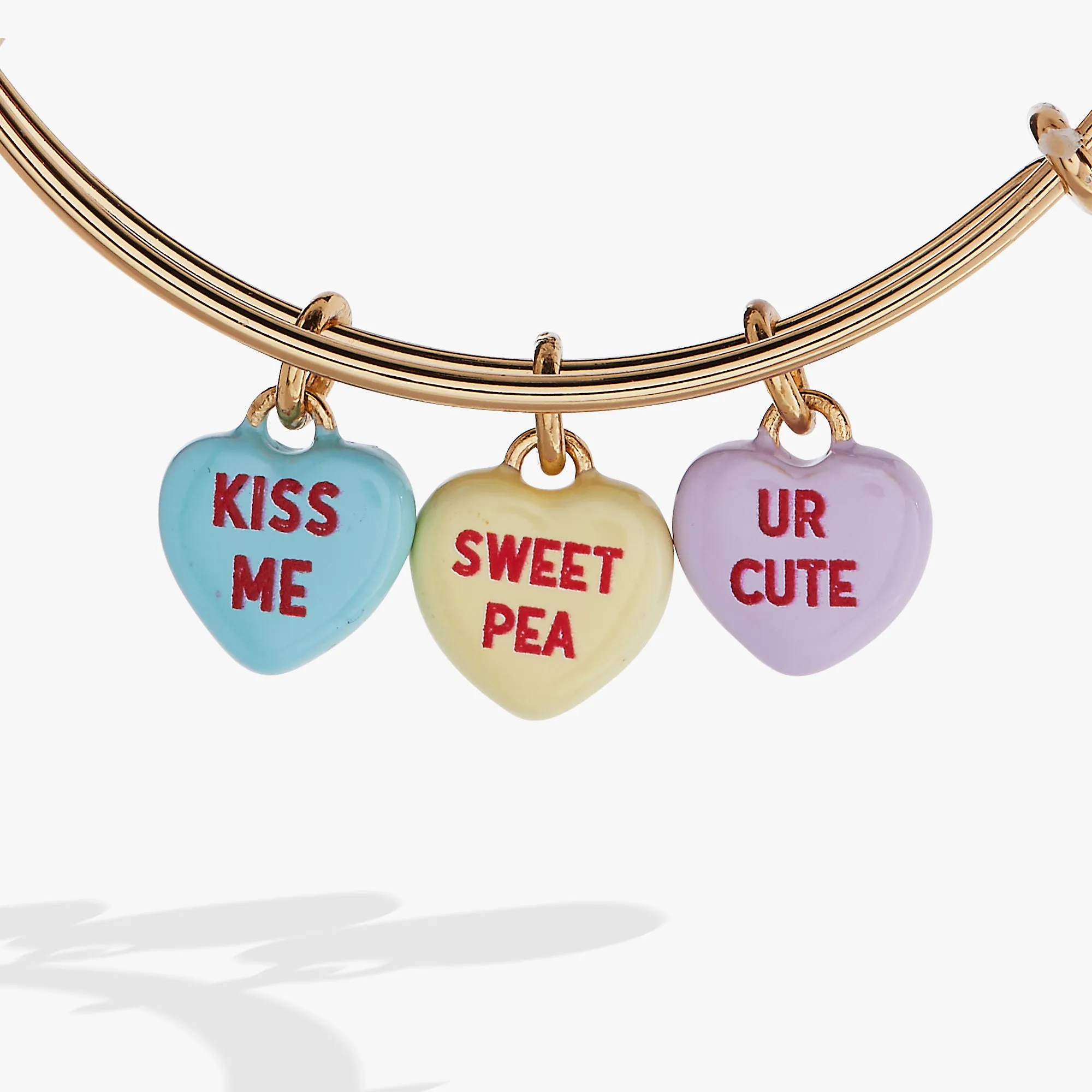 Sweethearts? Multi-Heart Charm Bangle