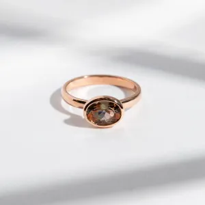 Syd Ring with Andalusite in Gold
