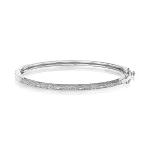 Tacori Crescent Eclipse Single Row 3mm Diamond Bangle FB847-M