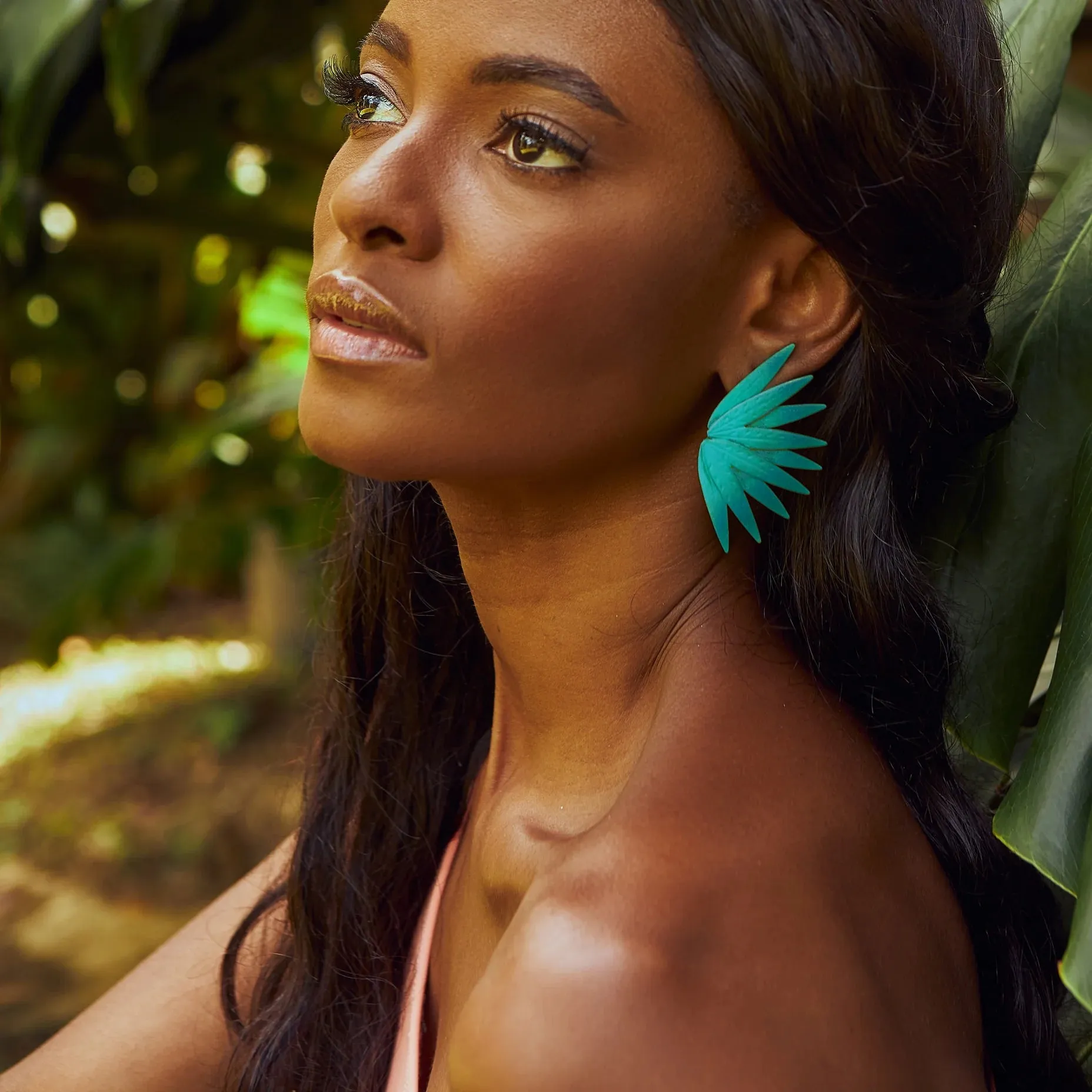 Teal Manoa Earrings