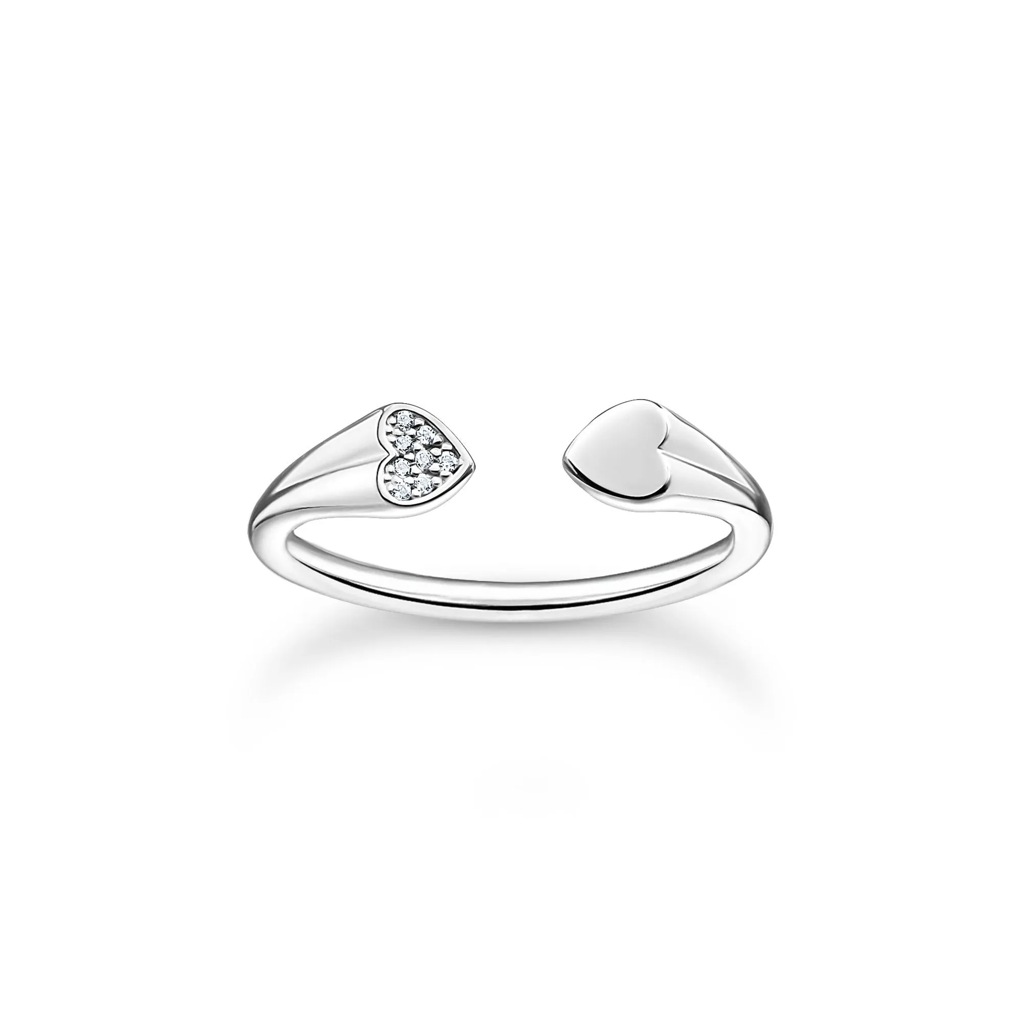 Thomas Sabo Charm Club Sterling Silver Hearts Ring D
