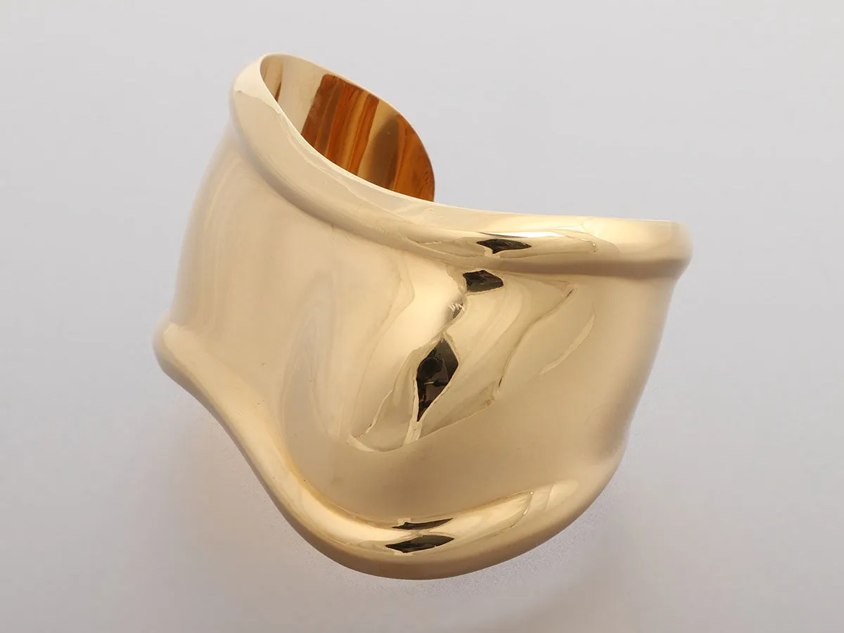 Tiffany & Co. 18K Yellow Gold Elsa Peretti Small Bone Cuff
