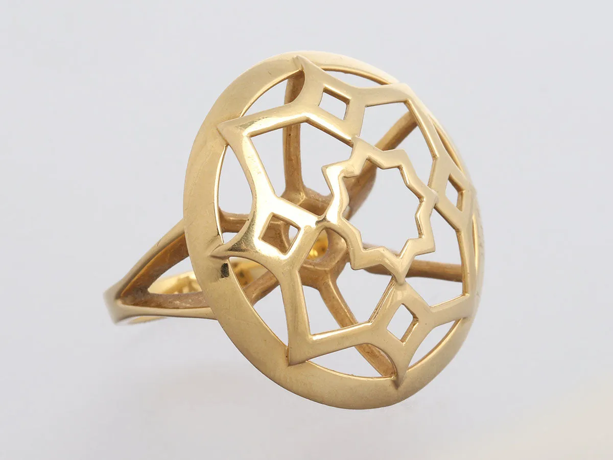 Tiffany & Co. 18K Yellow Gold Marrakesh Zellige Ring