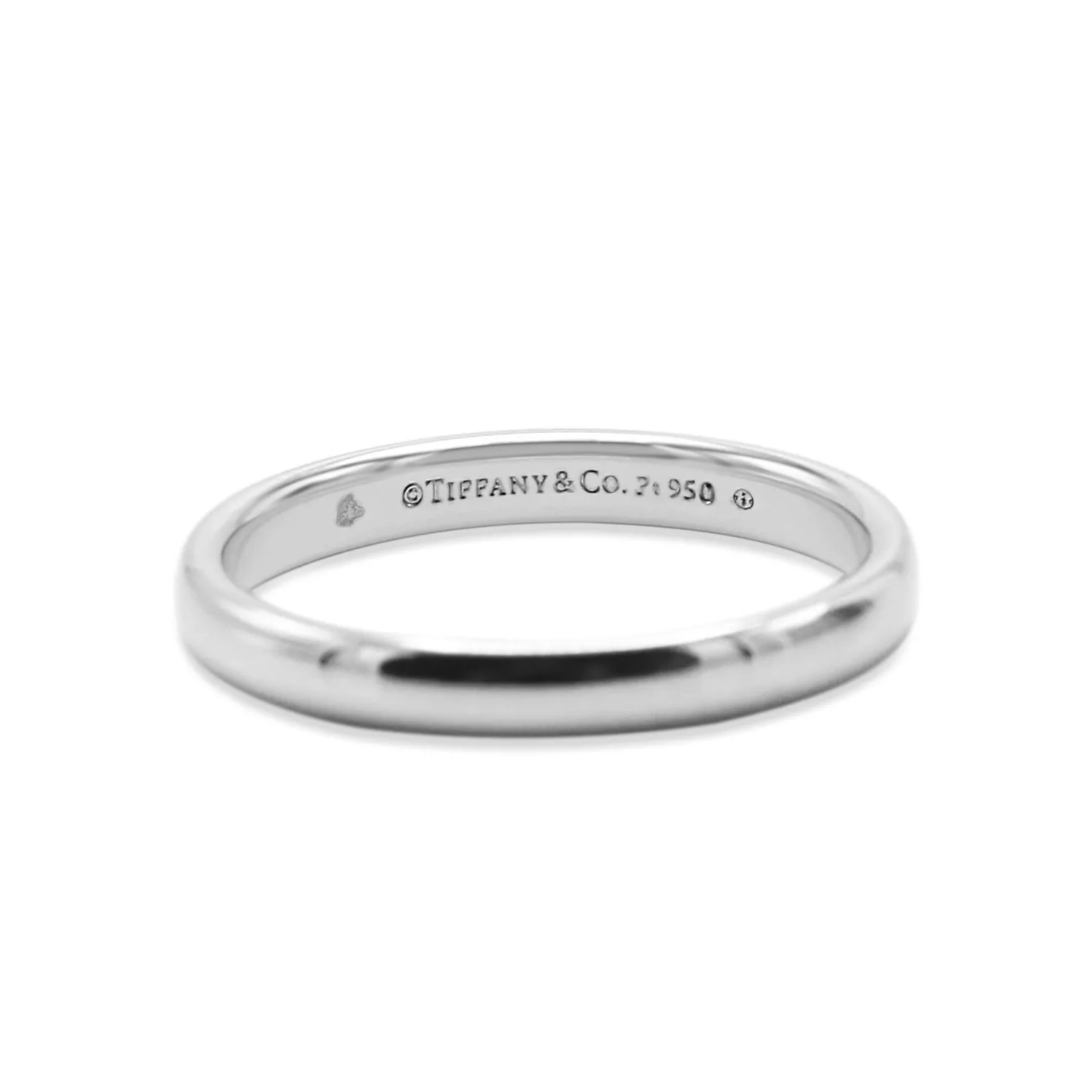 Tiffany & Co 3mm Platinum Band Ring