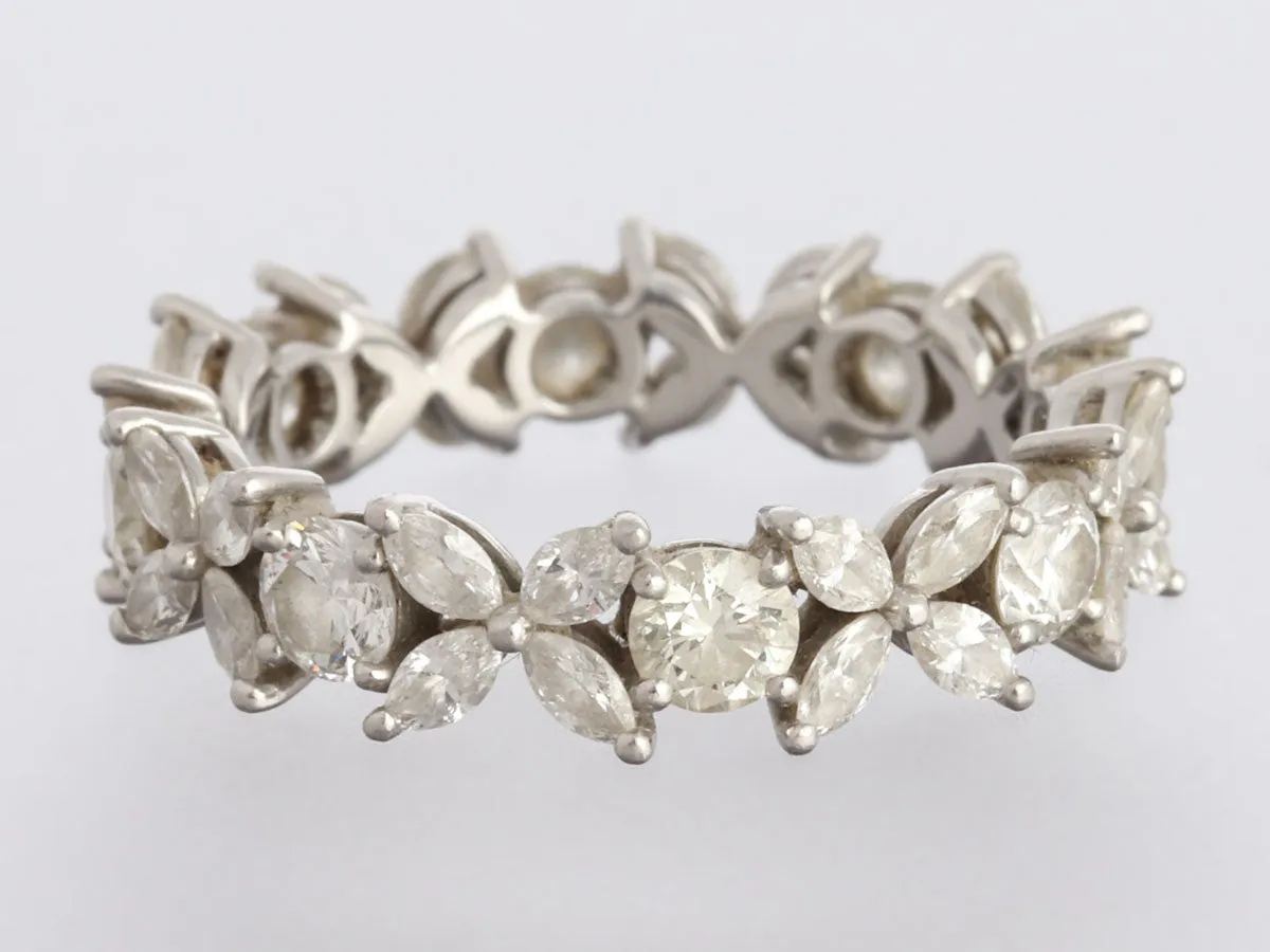 Tiffany & Co. Platinum Diamond Victoria Eternity Ring