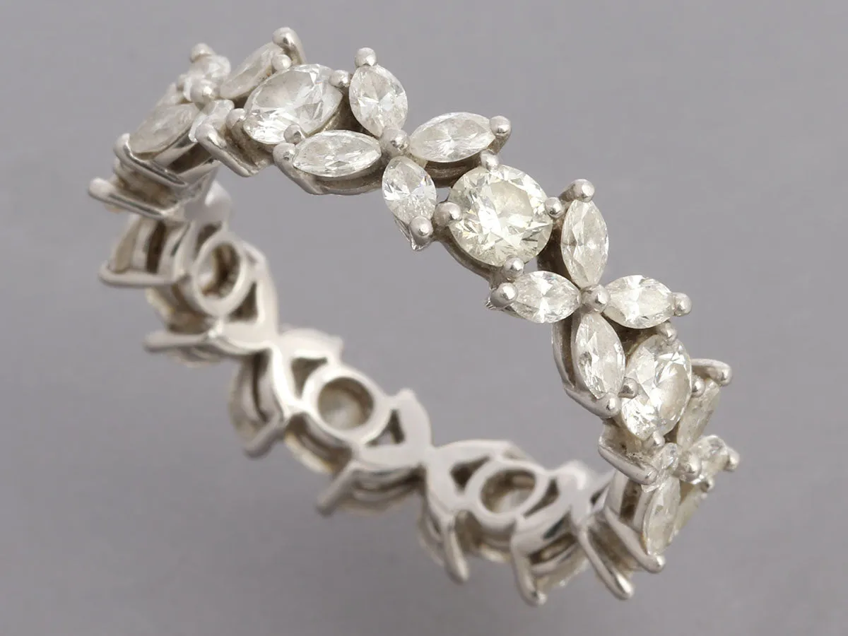 Tiffany & Co. Platinum Diamond Victoria Eternity Ring