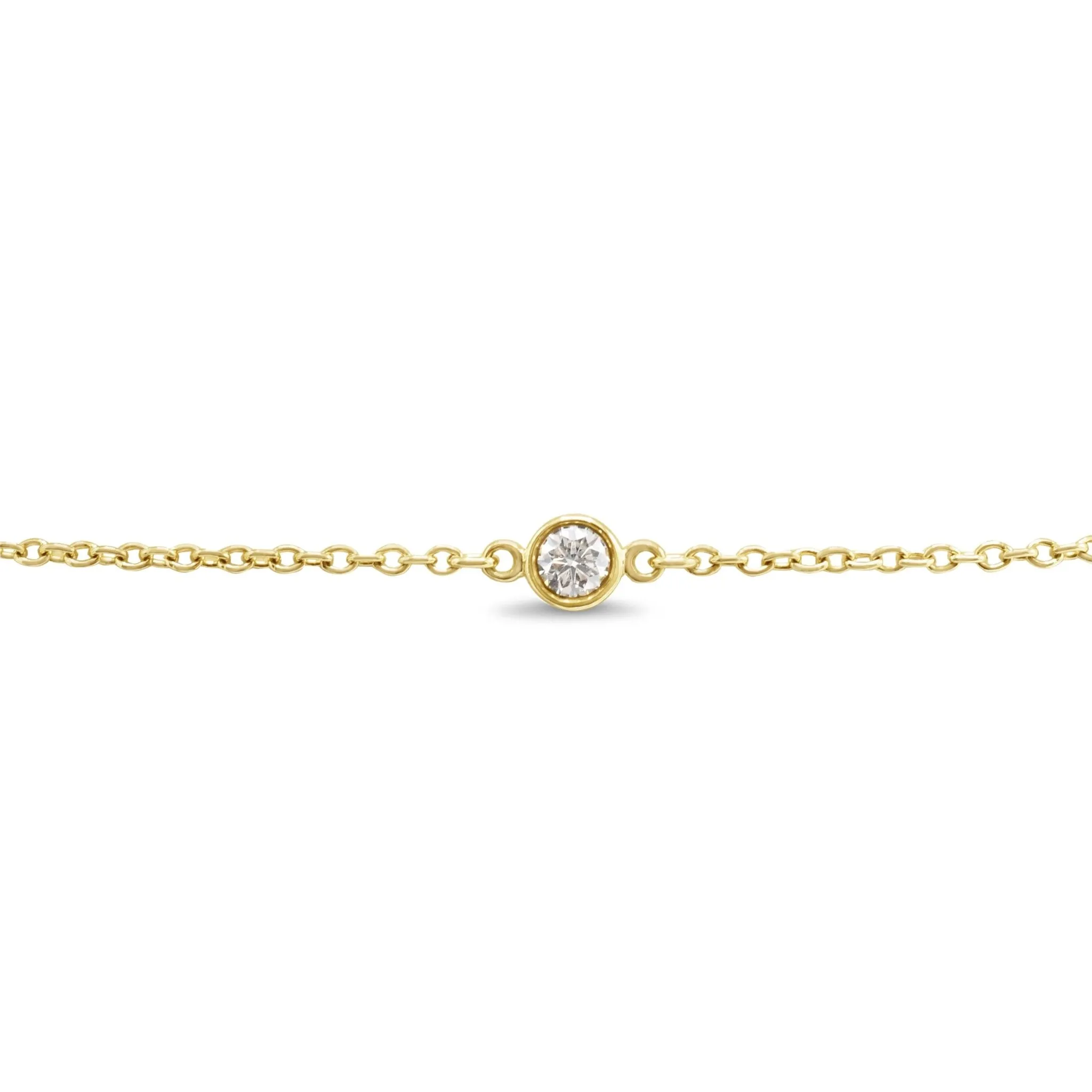 Tiffany Elsa Peretti Diamonds By The Yard Bracelet - 18ct Yellow Gold