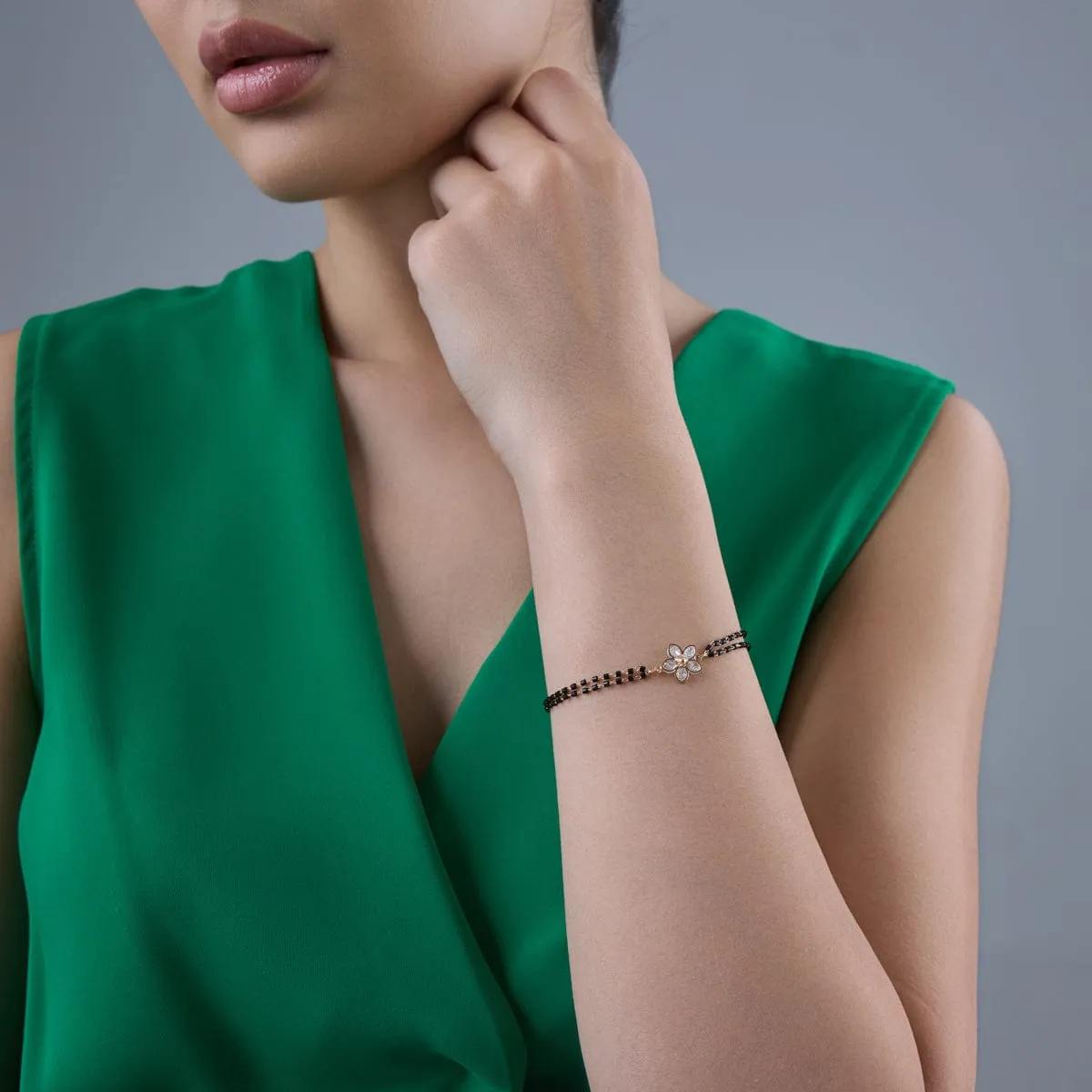 Trendy Mangalsutra Bracelet 184083