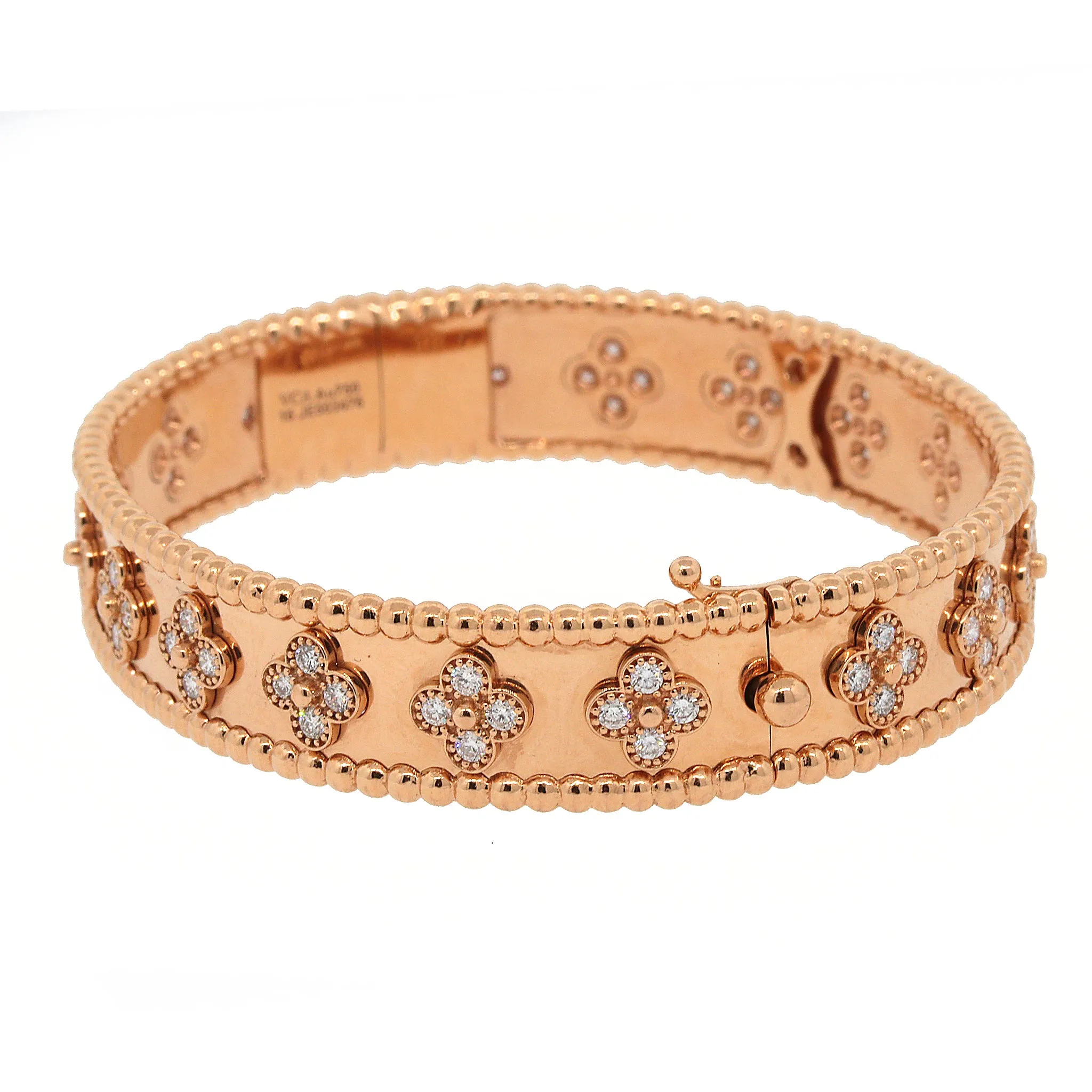 Van Cleef & Arpels Perl??e Collection Diamond Bracelet in 18k Gold