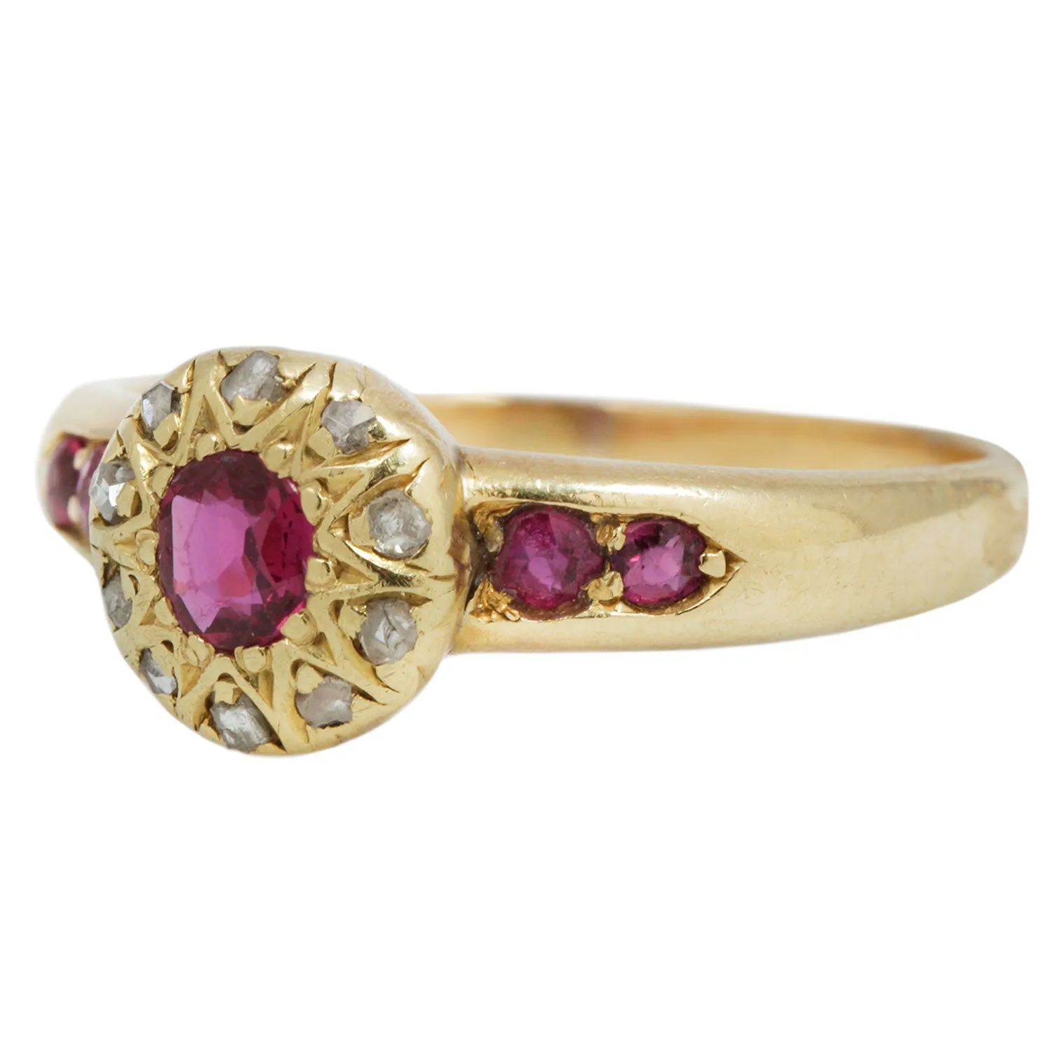 Victorian Ruby and Diamond Ring