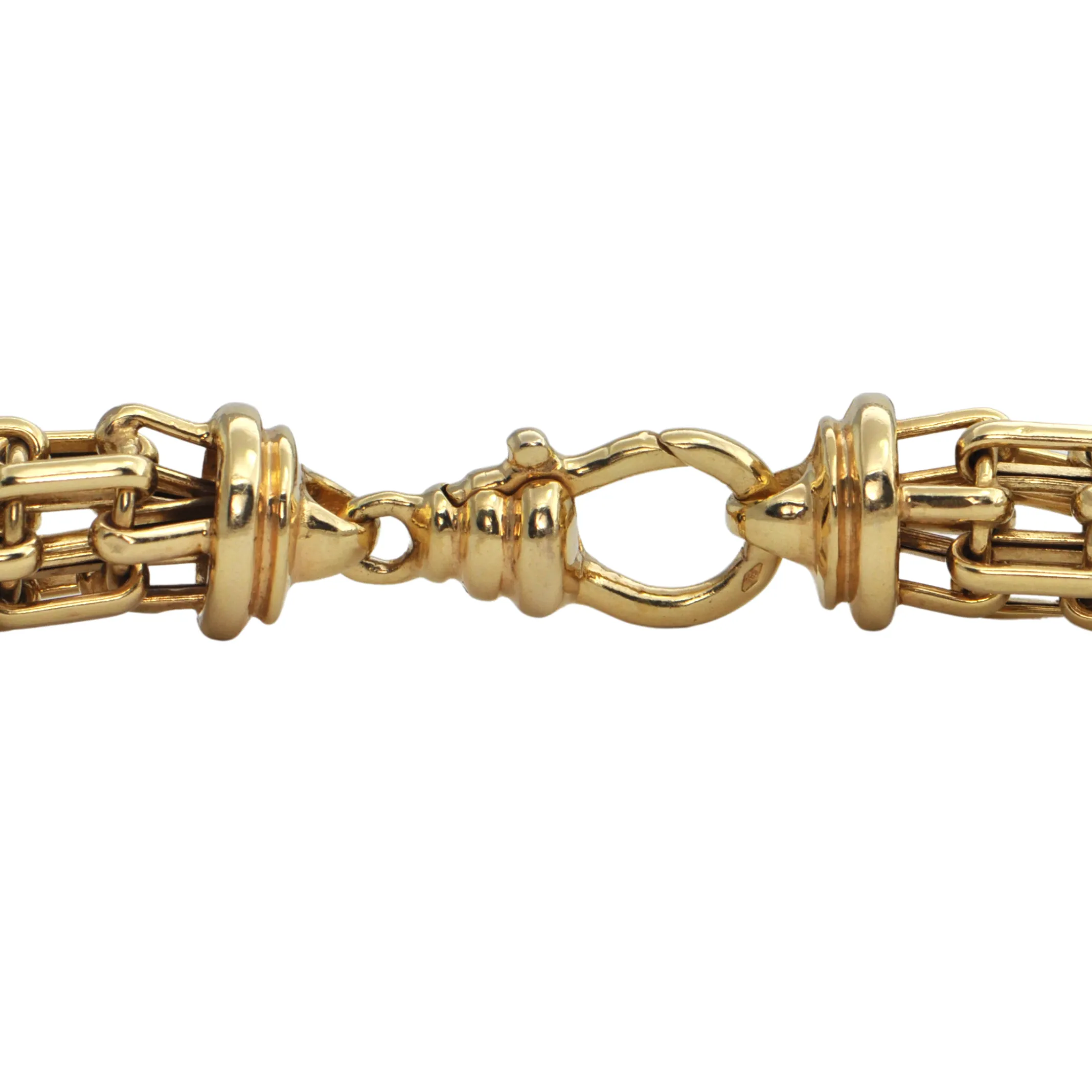 Vintage Italian 14k Gold Multiple Paperlink Necklace