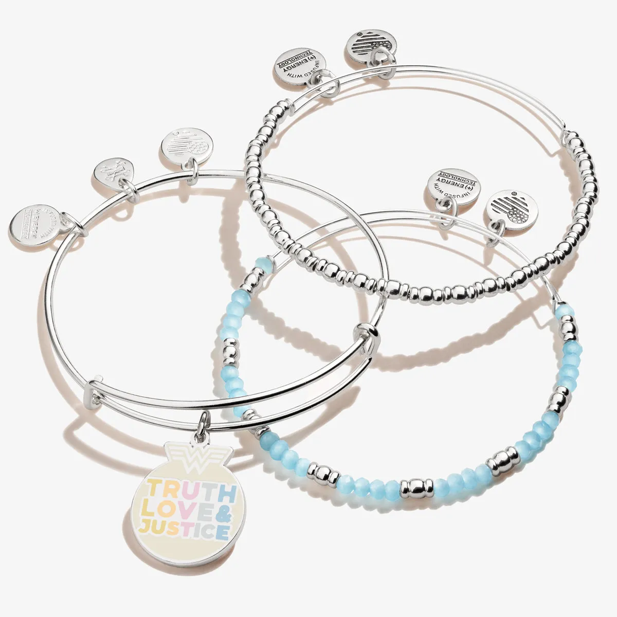 Wonder Woman? 'Truth', 'Love' & 'Justice' Bracelets, Set of 3
