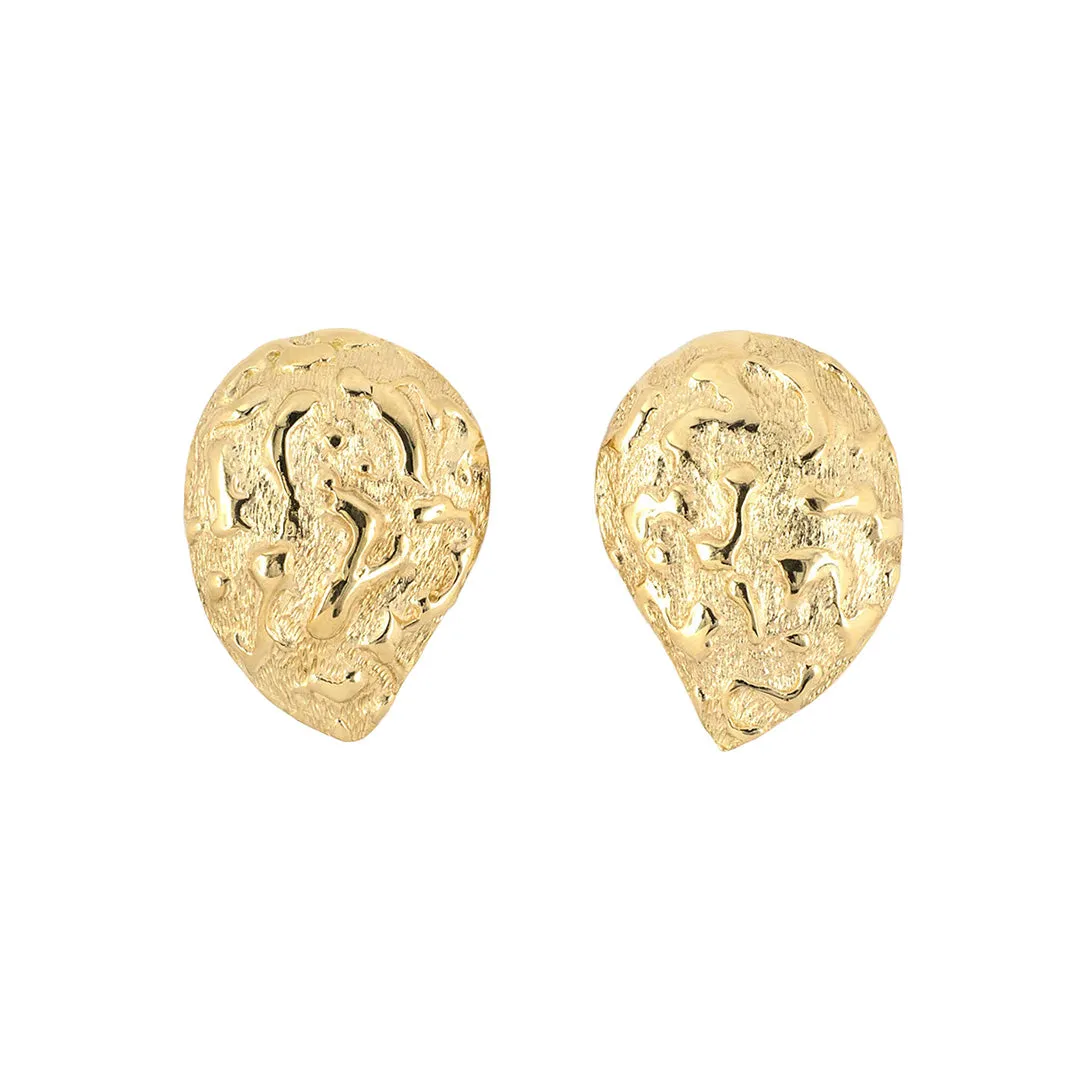 Yvel Moonscape Teardrop Earrings